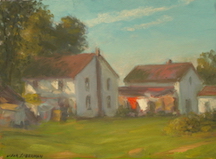 Jack Liberman landscape paintings of Ohio Amish country