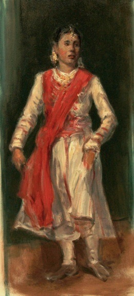 Jack Liberman portrait and figure paintings in oil