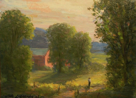 Jack Liberman plein air landscape paintings of Vermont